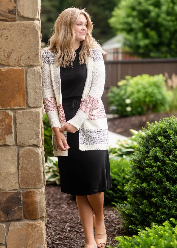 Ivory Textured Colorblock Cardigan Handmade Hand-knitted Hand-woven Handmade Hand-knitted Hand-woven Ivory Textured Colorblock Cardigan Handmade Hand-knitted Hand-woven Handmade Hand-knitted Hand-woven
