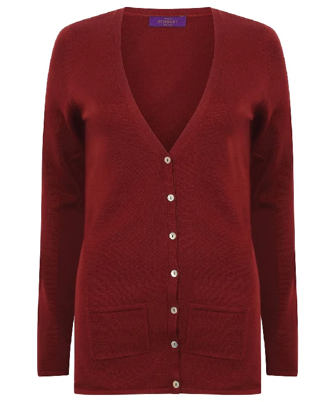 Burgundy - Women's v-button cardigan Handmade Hand-knitted Hand-woven Handmade Hand-knitted Hand-woven Burgundy - Women's v-button cardigan Handmade Hand-knitted Hand-woven Handmade Hand-knitted Hand-woven