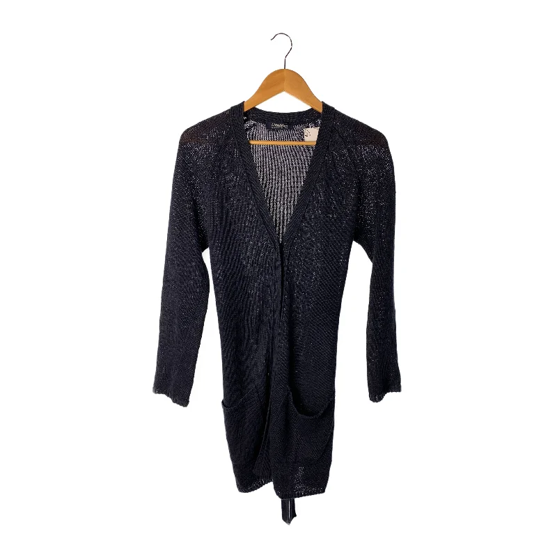S Max Mara/Cardigan/M/NVY/Linen/Plain Sequined Glittery Shiny Sequined Glittery Shiny S Max Mara/Cardigan/M/NVY/Linen/Plain Sequined Glittery Shiny Sequined Glittery Shiny