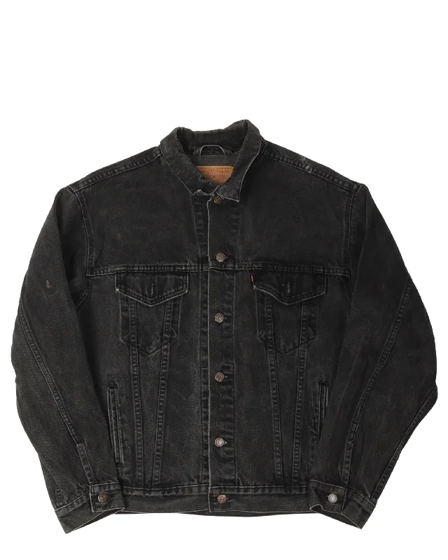 Levi's Denim Trucker Jacket Cotton Fabric Linen Fabric Terry Fabric Cotton Fabric Linen Fabric Terry Fabric