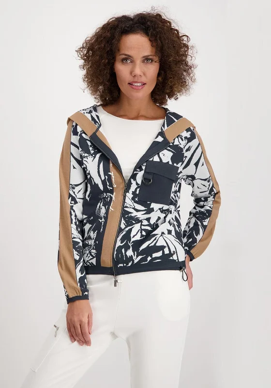 Monari Floral Print Zip Up Hooded Cardigan, Grey Multi Slim Fit Regular Fit Oversized Slim Fit Regular Fit Oversized Monari Floral Print Zip Up Hooded Cardigan, Grey Multi Slim Fit Regular Fit Oversized Slim Fit Regular Fit Oversized