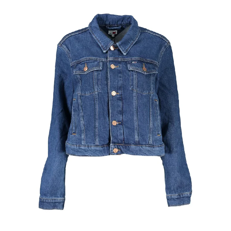 Blue Cotton Women Jacket Cotton Jacket Linen Jacket Terry Jacket Cotton Jacket Linen Jacket Terry Jacket