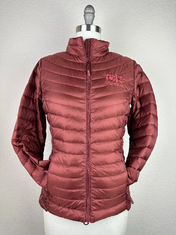 Women's CR Spiced Apple Jacket Fleece Fabric Down Fabric Feather Fabric Fleece Fabric Down Fabric Feather Fabric