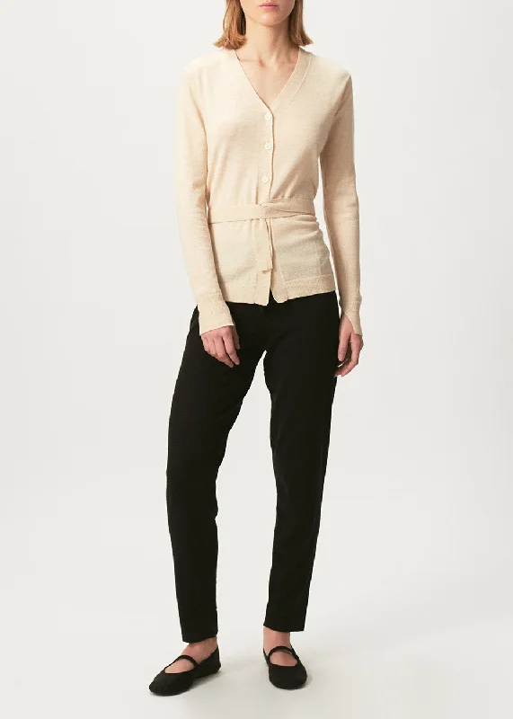 Suri Cardigan Satin Blend Silk Blend Wool Blend Satin Blend Silk Blend Wool Blend