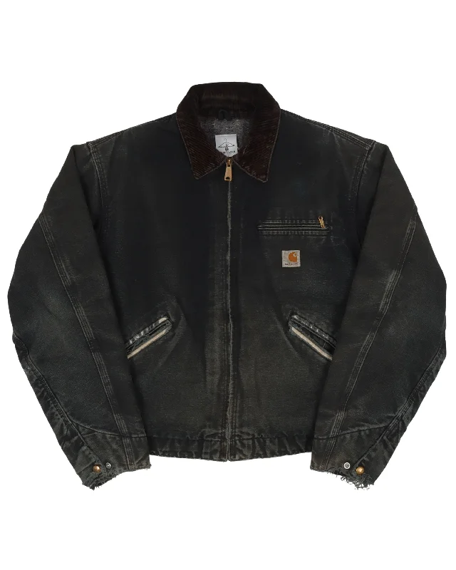 Carhartt Blanket Lined Detroit Jacket A-Line Jacket Boat Neck Shawl Collar A-Line Jacket Boat Neck Shawl Collar