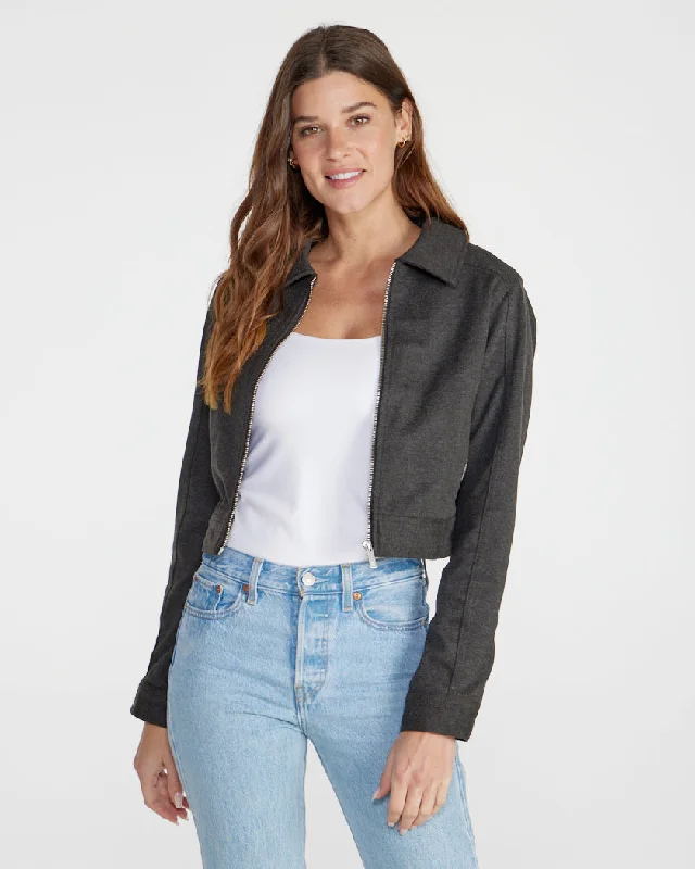 Coastal Trucker Jacket Zippered Front Buttoned Front Snap Front Zippered Front Buttoned Front Snap Front
