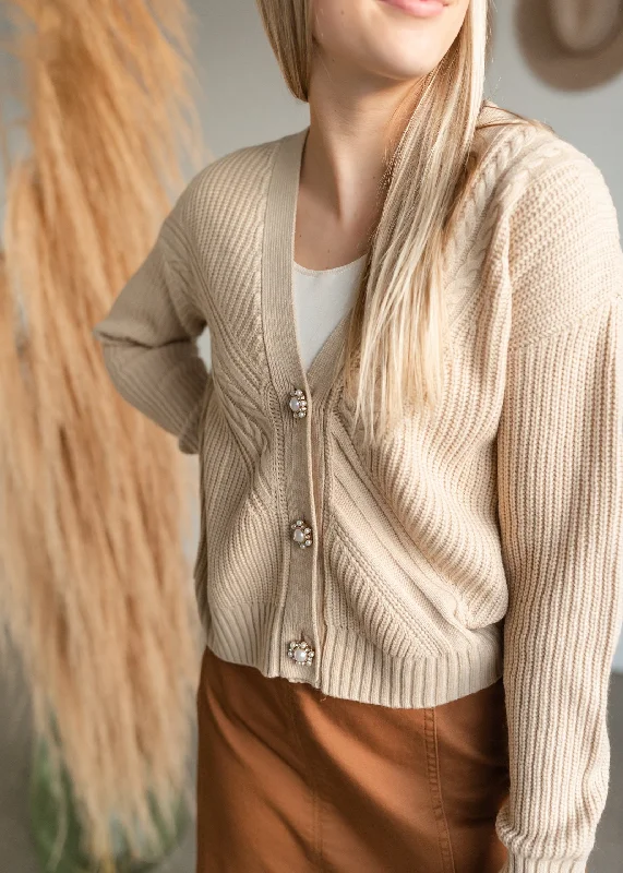 Orla Pearl Button Front Cardigan - FINAL SALE Lace Blend Ribbed Blend Corduroy Blend Lace Blend Ribbed Blend Corduroy Blend Orla Pearl Button Front Cardigan - FINAL SALE Lace Blend Ribbed Blend Corduroy Blend Lace Blend Ribbed Blend Corduroy Blend