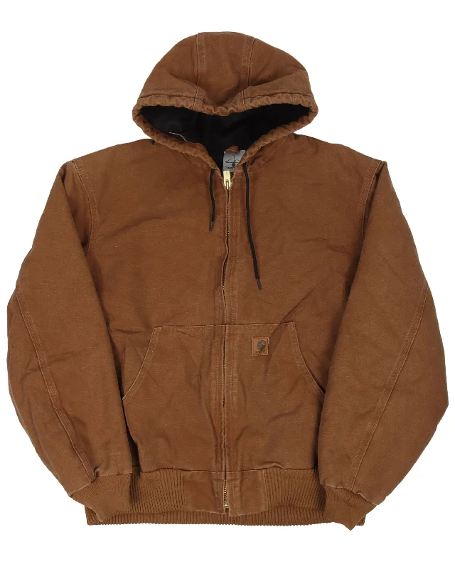 Carhartt Hooded Jacket Welt Pockets Slit Pockets Flap Pockets Welt Pockets Slit Pockets Flap Pockets
