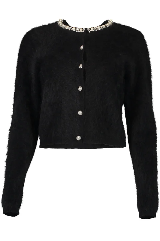Dollie Cardigan - Black Patchwork Embroidered Appliqued Patchwork Embroidered Appliqued Dollie Cardigan - Black Patchwork Embroidered Appliqued Patchwork Embroidered Appliqued