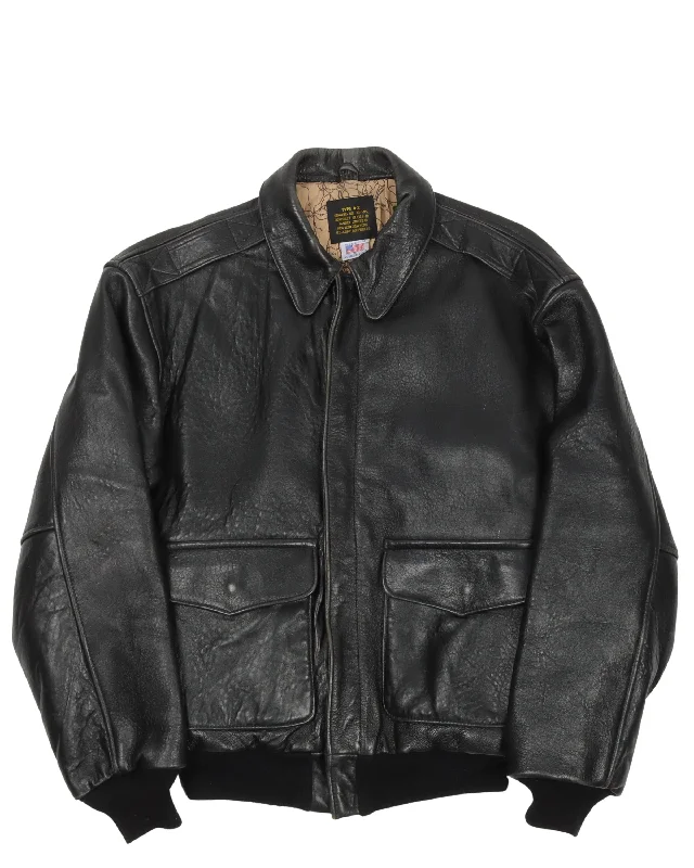 Avirex Type A-2 Leather Bomber Jacket Print Jacket Jacquard Jacket Patchwork Jacket Print Jacket Jacquard Jacket Patchwork Jacket
