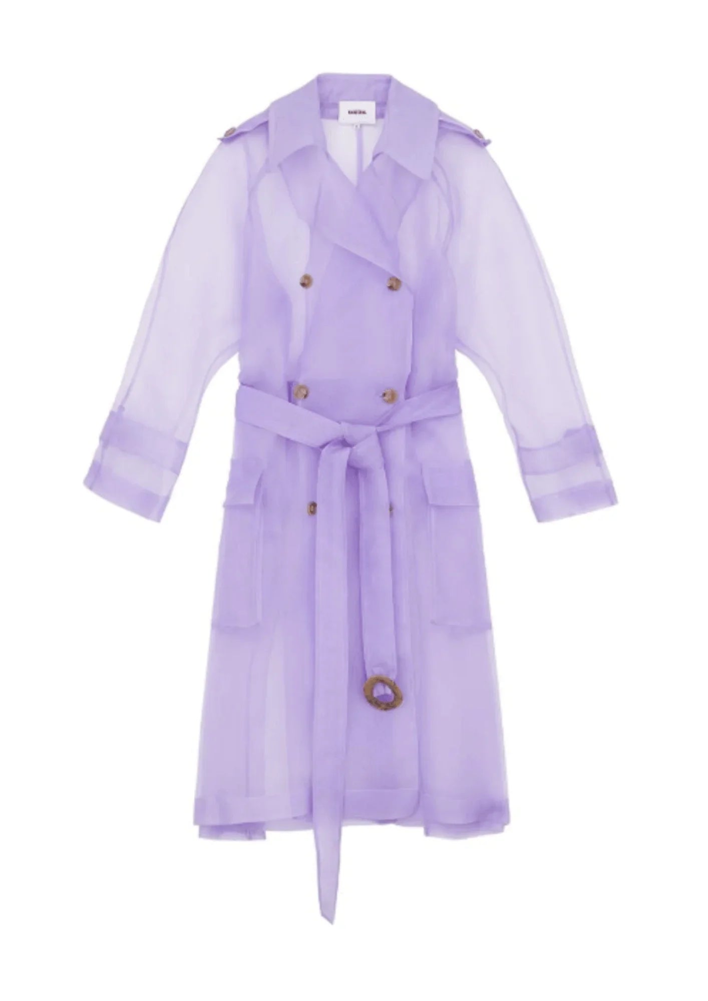 LILA LONG TRENCH COAT Faux Fur Real Fur Shearling