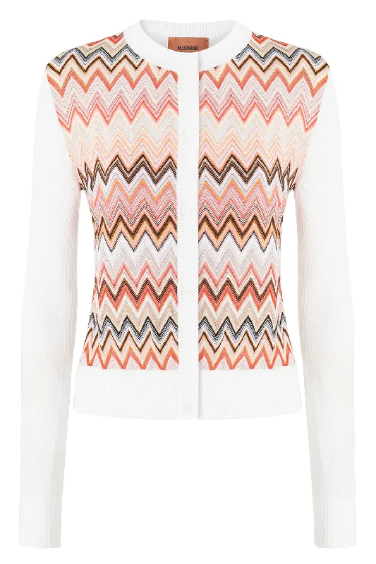 Multi Tone Cardigan Stretchy Elastic Breathable Stretchy Elastic Breathable