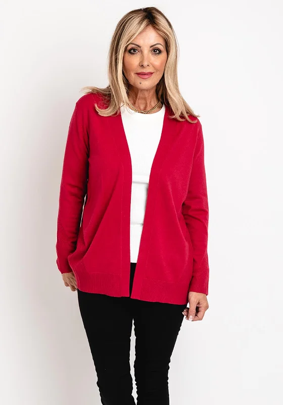 Barbara Lebek Open Knit Cardigan, Pink Satin Fabric Silk Fabric Chiffon Fabric Satin Fabric Silk Fabric Chiffon Fabric