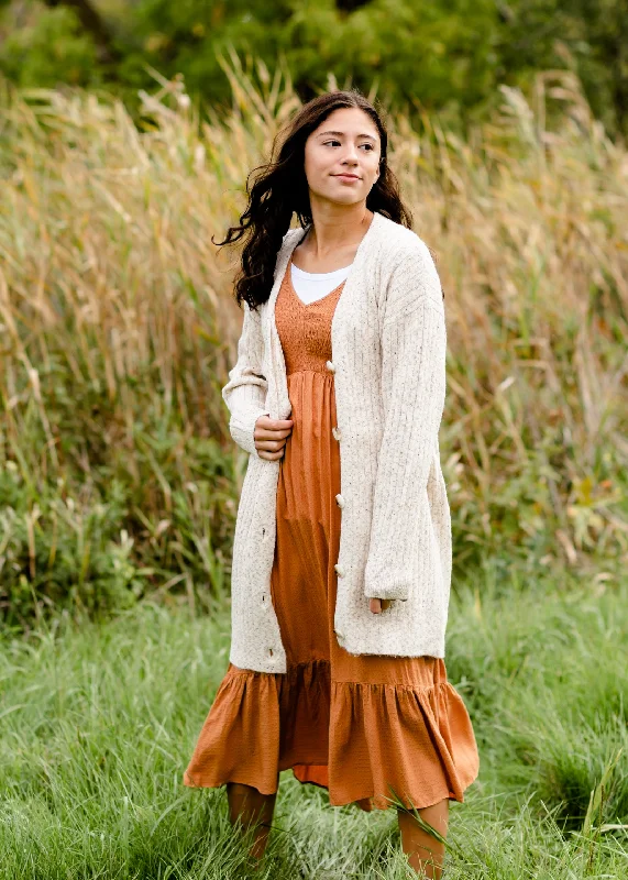 Oatmeal Button Front Ribbed Knit Cardigan - FINAL SALE Hooded Caped Shawl Collar Hooded Caped Shawl Collar Oatmeal Button Front Ribbed Knit Cardigan - FINAL SALE Hooded Caped Shawl Collar Hooded Caped Shawl Collar