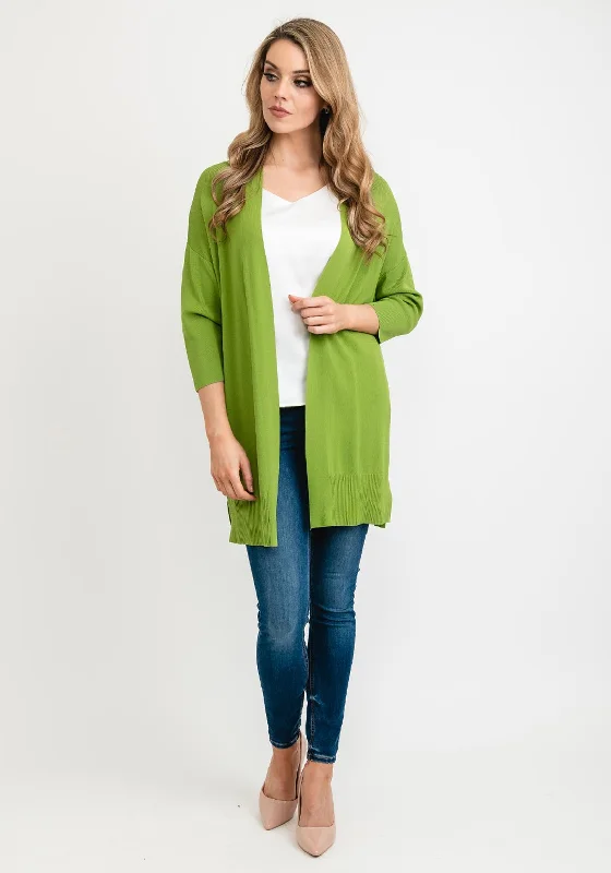 Seventy1 One Size Long Fine Cardigan, Green Machine Wash Dry Clean Hand Wash Machine Wash Dry Clean Hand Wash