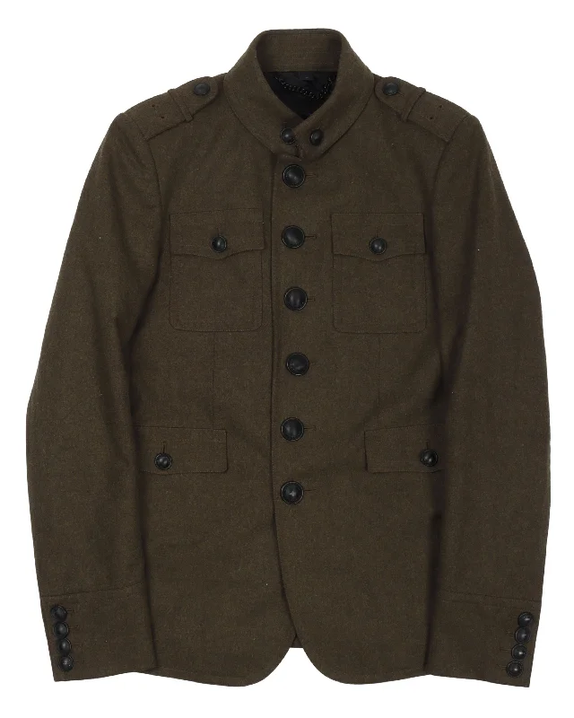 Military Style Jacket Notch Collar Jacket Peter Pan Collar Jacket Cowl Neck Jacket Notch Collar Jacket Peter Pan Collar Jacket Cowl Neck Jacket