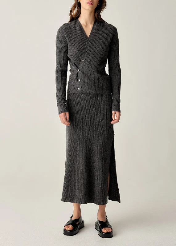 Inez Cardigan Transparent Opaque Sheer Transparent Opaque Sheer