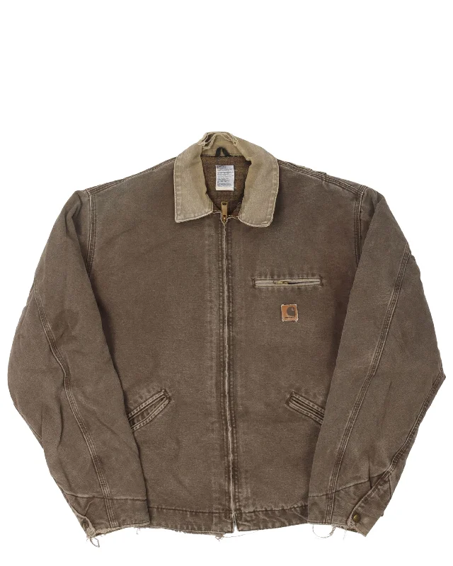 Carhartt Blanket Lined Detroit Jacket Ribbed Jacket Pleated Jacket Ruffled Jacket Ribbed Jacket Pleated Jacket Ruffled Jacket