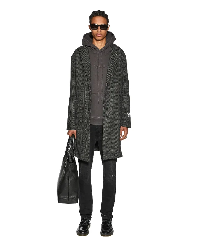 BATTERY COAT HERRINGBONE Cardigan Sweater Pullover