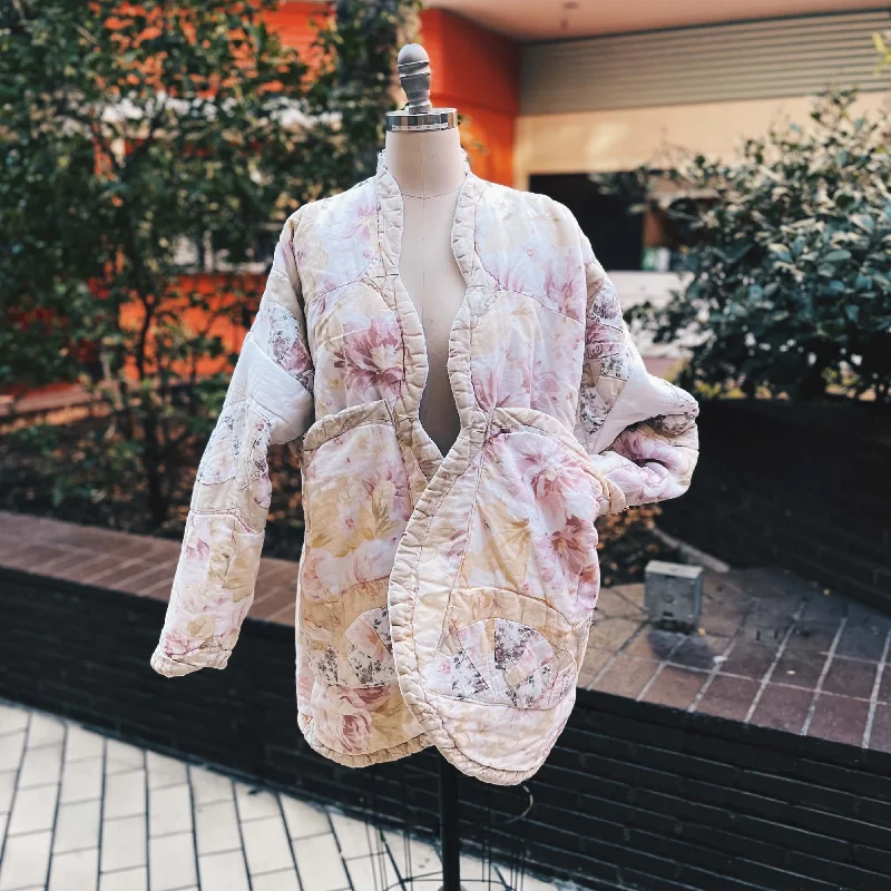 Quilt Coat 14.8 - Oversized Trapeze Tunic Caftan