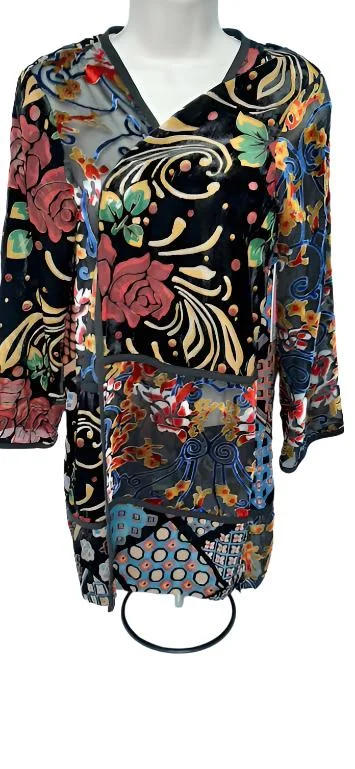 Jacket-Multi Colored Black-Sheer-Women's-M42403jm Snapped Jacket Toggled Jacket Drawstring Jacket Snapped Jacket Toggled Jacket Drawstring Jacket Jacket-Multi Colored Black-Sheer-Women's-M42403jm Snapped Jacket Toggled Jacket Drawstring Jacket Snapped Jacket Toggled Jacket Drawstring Jacket