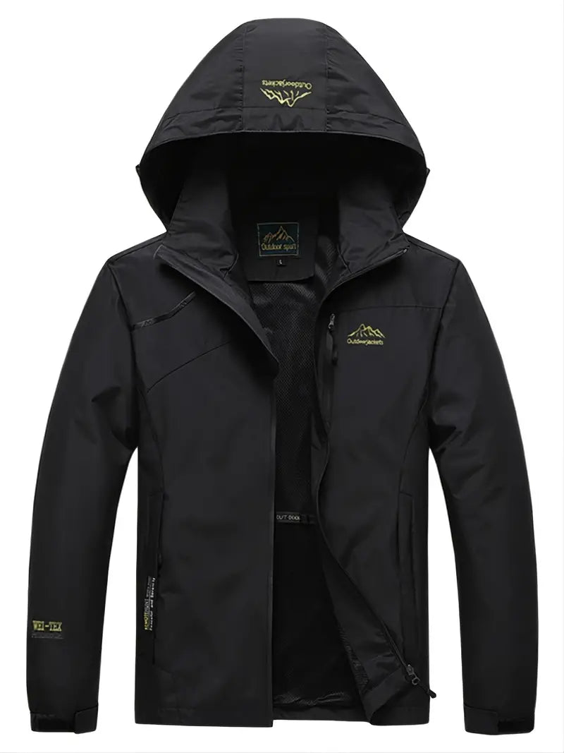 Men's Ladies Waterproof Rain Jacket Stand-Up Collar Roll-Neck Collar Turtle Neck Stand-Up Collar Roll-Neck Collar Turtle Neck