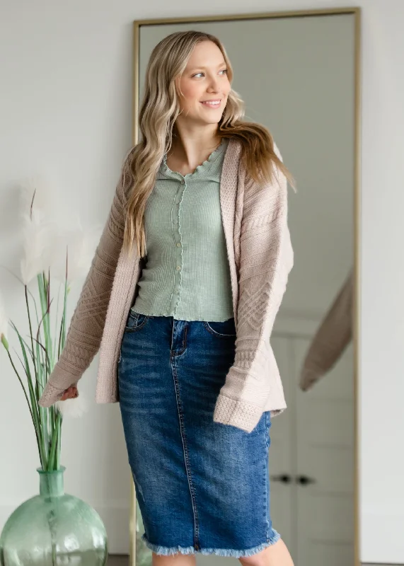 Belted Cable Knit Cardigan - FINAL SALE Print Jacquard Patchwork Print Jacquard Patchwork Belted Cable Knit Cardigan - FINAL SALE Print Jacquard Patchwork Print Jacquard Patchwork