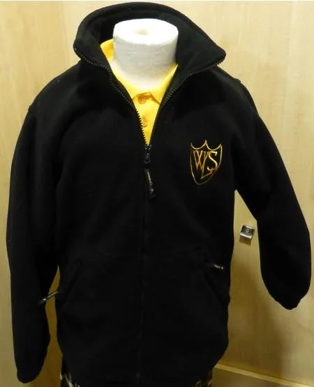 West Leigh Black Fleece Jacket Boat Neck Shawl Collar Notched Collar Boat Neck Shawl Collar Notched Collar