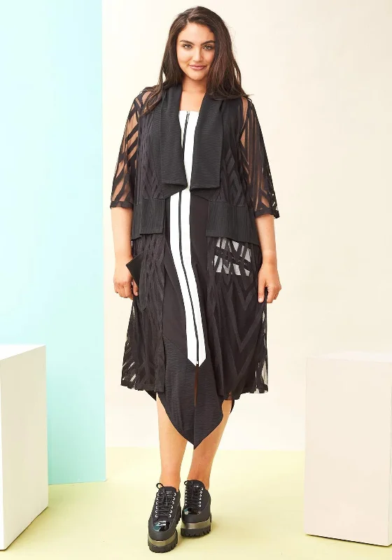 Ora Mesh Mix Open Long Cardigan, Black Long Cardigan Short Cardigan Medium Cardigan Long Cardigan Short Cardigan Medium Cardigan Ora Mesh Mix Open Long Cardigan, Black Long Cardigan Short Cardigan Medium Cardigan Long Cardigan Short Cardigan Medium Cardigan