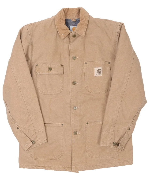 Carhartt Chore Jacket One-Shoulder Jacket Off-the-Shoulder Jacket Asymmetrical Jacket One-Shoulder Jacket Off-the-Shoulder Jacket Asymmetrical Jacket
