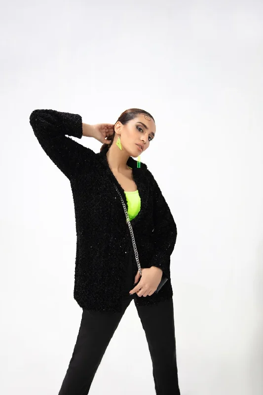 1 PC Stitched | Woollen Coat Tailored Straight A-Line