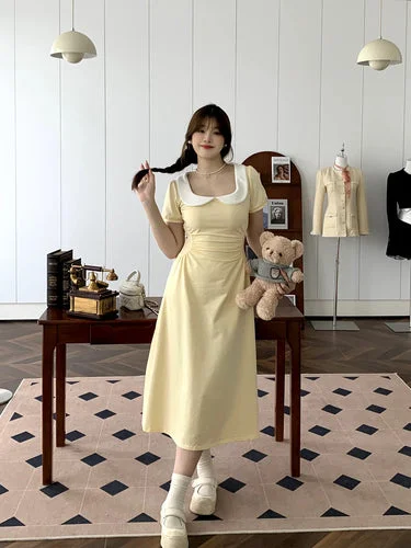 Dress Cream Yellow (long))
