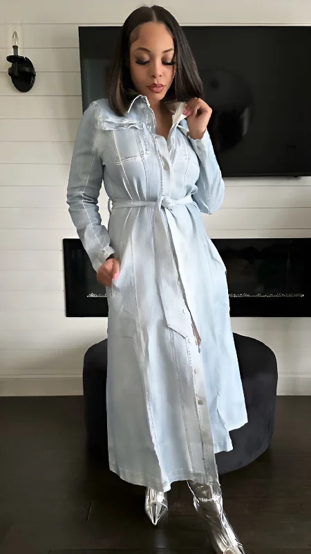 Denim Duster Dress Coat Cape Coat Herringbone Coat Tweed Coat