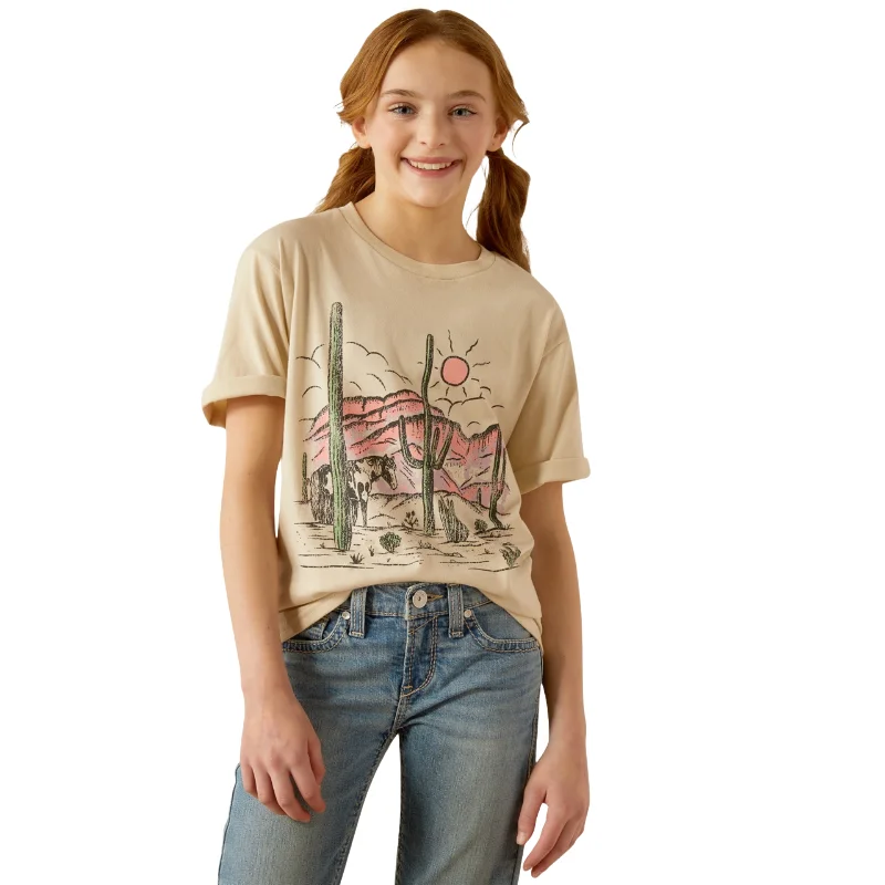 Ariat Girls Horse With No Name T-Shirt 10054026 Solid Print Embellished Solid Print Embellished Ariat Girls Horse With No Name T-Shirt 10054026 Solid Print Embellished Solid Print Embellished