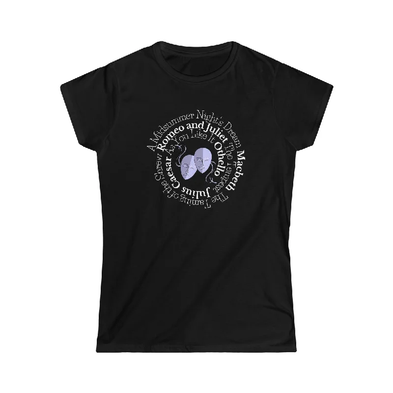Comedies and Tragedies Fitted Tee Chenille Brocade Lace Chenille Brocade Lace