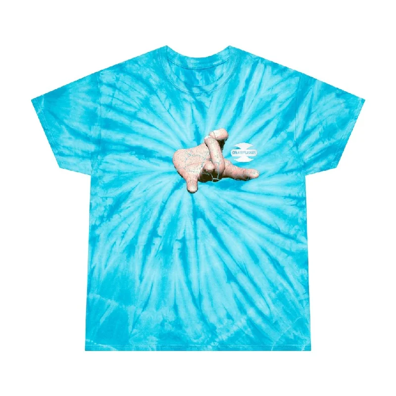 CRUSTYFLICKER Spirit Hand - Tie-Dye Tee (Cyclone) Notch Collar Peter Pan Collar Cowl Neck Notch Collar Peter Pan Collar Cowl Neck CRUSTYFLICKER Spirit Hand - Tie-Dye Tee (Cyclone) Notch Collar Peter Pan Collar Cowl Neck Notch Collar Peter Pan Collar Cowl Neck