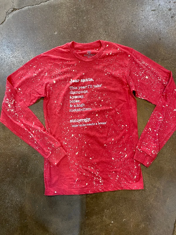 Dear Santa , This Year Ill Take... L/S Shirt Plaid T-Shirt Polka Dot Checkered Plaid T-Shirt Polka Dot Checkered Dear Santa , This Year Ill Take... L/S Shirt Plaid T-Shirt Polka Dot Checkered Plaid T-Shirt Polka Dot Checkered