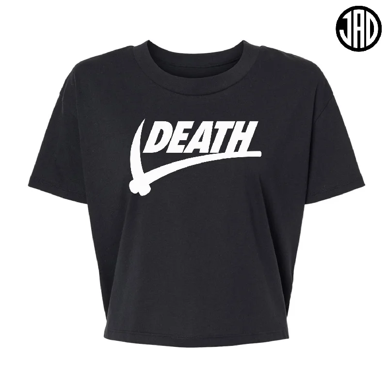 Death Sport - Alternative Women's Crop Tee Polka Dot Checkered Tartan Polka Dot Checkered Tartan Death Sport - Alternative Women's Crop Tee Polka Dot Checkered Tartan Polka Dot Checkered Tartan