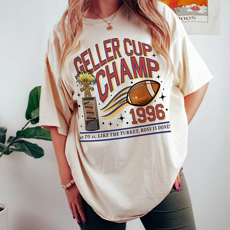 Geller Cup Champ Heavyweight Tee Beaded Sequined Faux Fur Beaded Sequined Faux Fur