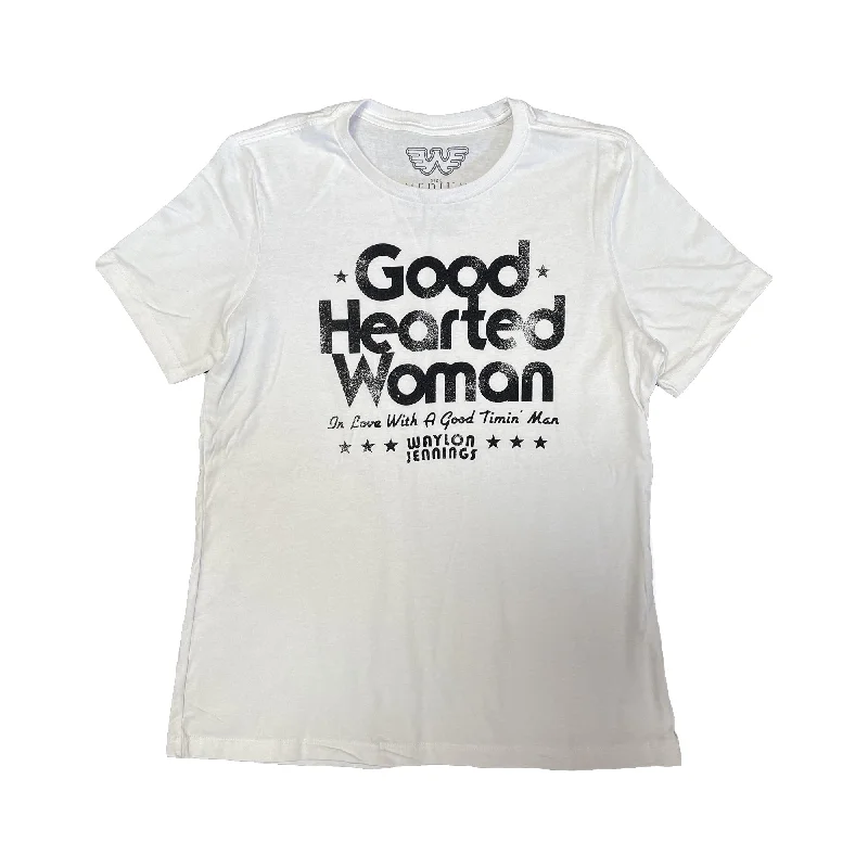 Good Hearted Woman Waylon Jennings Womens Tee Shirt (White) Cotton Fabric Linen Fabric Terry Fabric Cotton Fabric Linen Fabric Terry Fabric Good Hearted Woman Waylon Jennings Womens Tee Shirt (White) Cotton Fabric Linen Fabric Terry Fabric Cotton Fabric Linen Fabric Terry Fabric