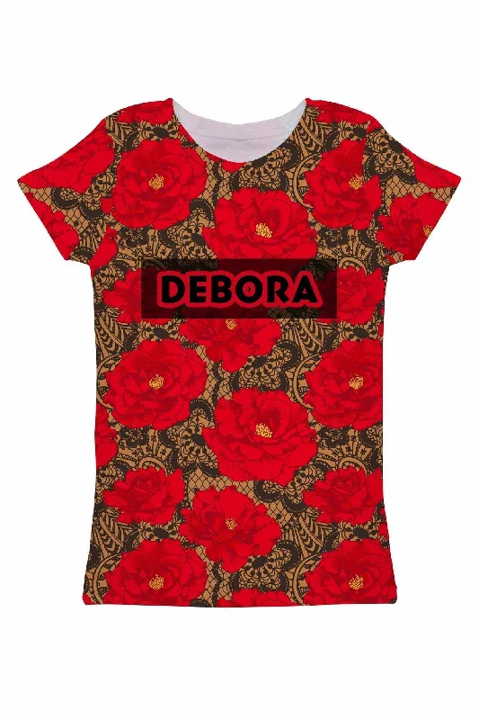 Hot Tango Customized NAME Zoe T-Shirt - Women Casual Formal Business Casual Formal Business