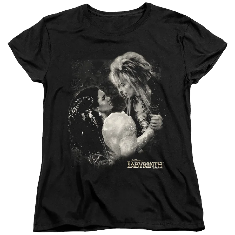 Labyrinth Dream Dance Women's T-Shirt Silk Blend Satin Velvet Silk Blend Satin Velvet Labyrinth Dream Dance Women's T-Shirt Silk Blend Satin Velvet Silk Blend Satin Velvet