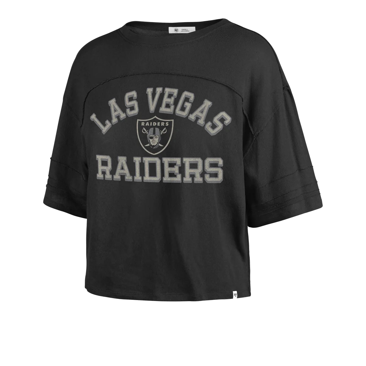 Las Vegas Raiders Women's Half Moon '47 Stevie Crop T-Shirt Anti-Shrink Durable Soft Anti-Shrink Durable Soft Las Vegas Raiders Women's Half Moon '47 Stevie Crop T-Shirt Anti-Shrink Durable Soft Anti-Shrink Durable Soft