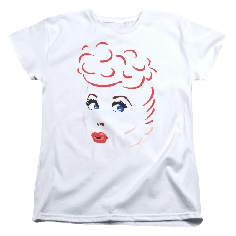 I Love Lucy Lines Face Women's T-Shirt Anti-Pilling Machine Wash Handmade Anti-Pilling Machine Wash Handmade I Love Lucy Lines Face Women's T-Shirt Anti-Pilling Machine Wash Handmade Anti-Pilling Machine Wash Handmade