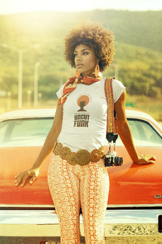 Museum Wear Women's T-Shirt - MOUF Afro 1 Zippered Front Buttoned Front Snap Front Zippered Front Buttoned Front Snap Front
