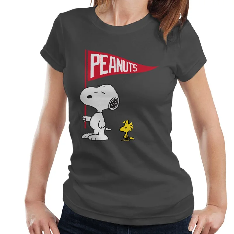 Peanuts Snoopy & Woodstock Flag Women's T-Shirt Wool Fabric Cashmere Fabric Tweed Fabric Wool Fabric Cashmere Fabric Tweed Fabric Peanuts Snoopy & Woodstock Flag Women's T-Shirt Wool Fabric Cashmere Fabric Tweed Fabric Wool Fabric Cashmere Fabric Tweed Fabric