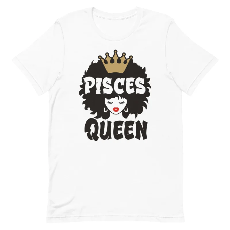 PISCES QUEEN Short-Sleeve Unisex T-Shirt Welt Pockets Slit Pockets Flap Pockets Welt Pockets Slit Pockets Flap Pockets PISCES QUEEN Short-Sleeve Unisex T-Shirt Welt Pockets Slit Pockets Flap Pockets Welt Pockets Slit Pockets Flap Pockets