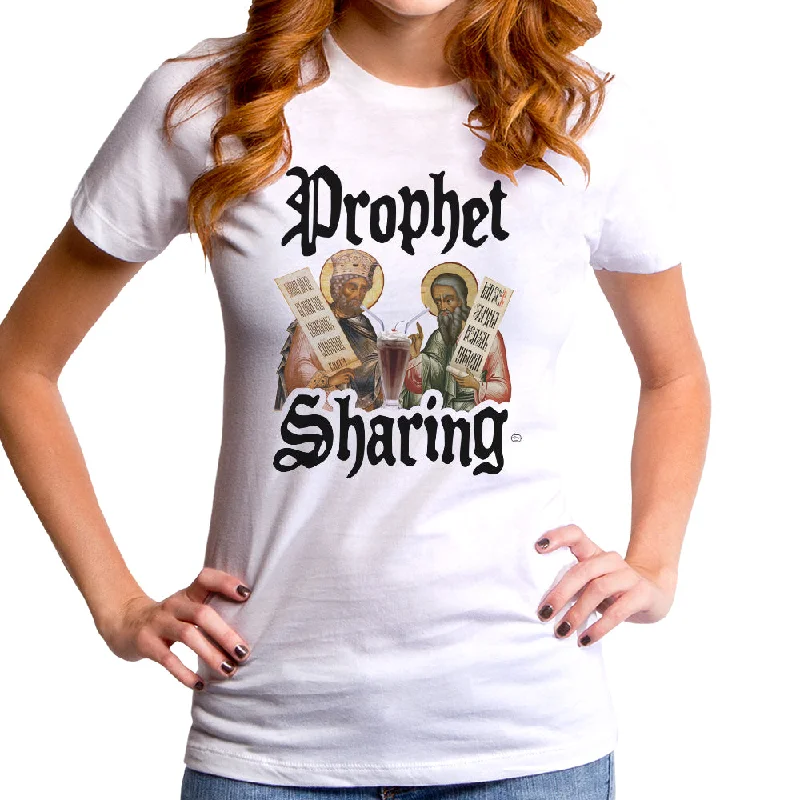 Prophet Sharing Women's T-Shirt Striped Floral Plaid Striped Floral Plaid