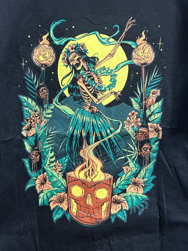 Tiki Skeleton Tee Anti-Shrink Durable Soft Anti-Shrink Durable Soft