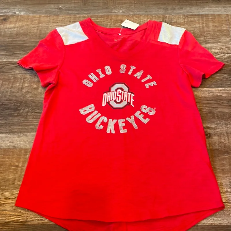 NCAA Ohio State Buckeyes Women’s shirt sleeve Shirt size Small Fitted T-Shirt Seamless Stretchy Fitted T-Shirt Seamless Stretchy